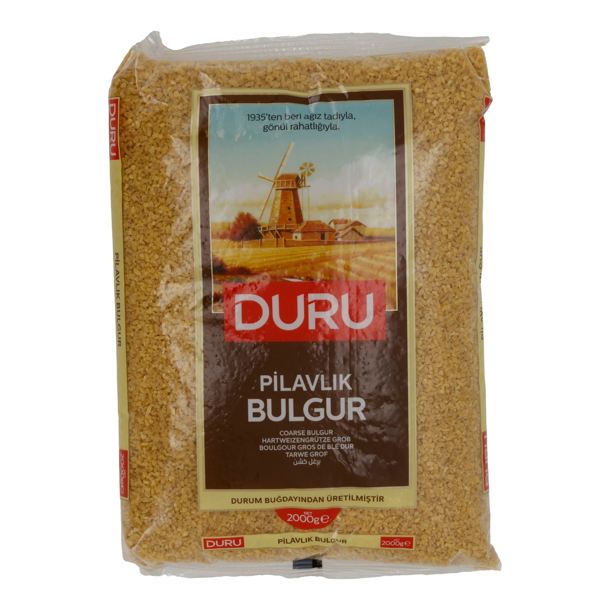 Grober Bulgur Duru Pilavlık Bulgur | Getreide | für Pilav | 2000 g DURU